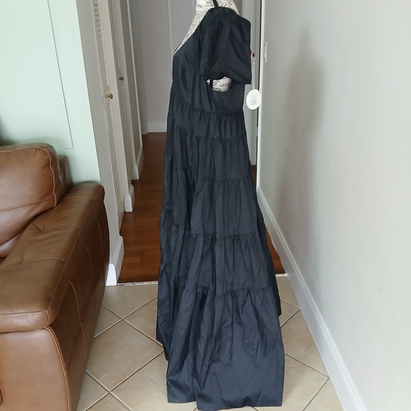 NWT STAUD Corsica Plunging Tiered Maxi Dress - Picture 6 of 11